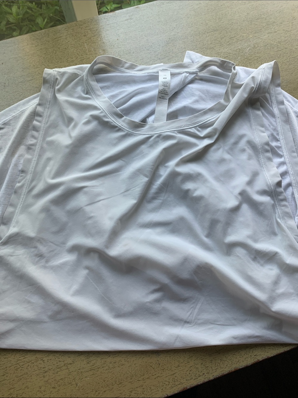 lululemon athletica White Short Sleeve Performance Tee